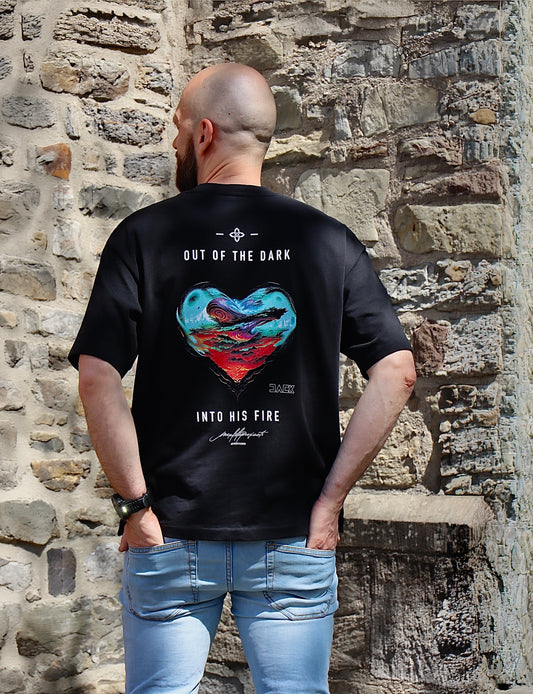 T-Shirt "Heart of light and fire"