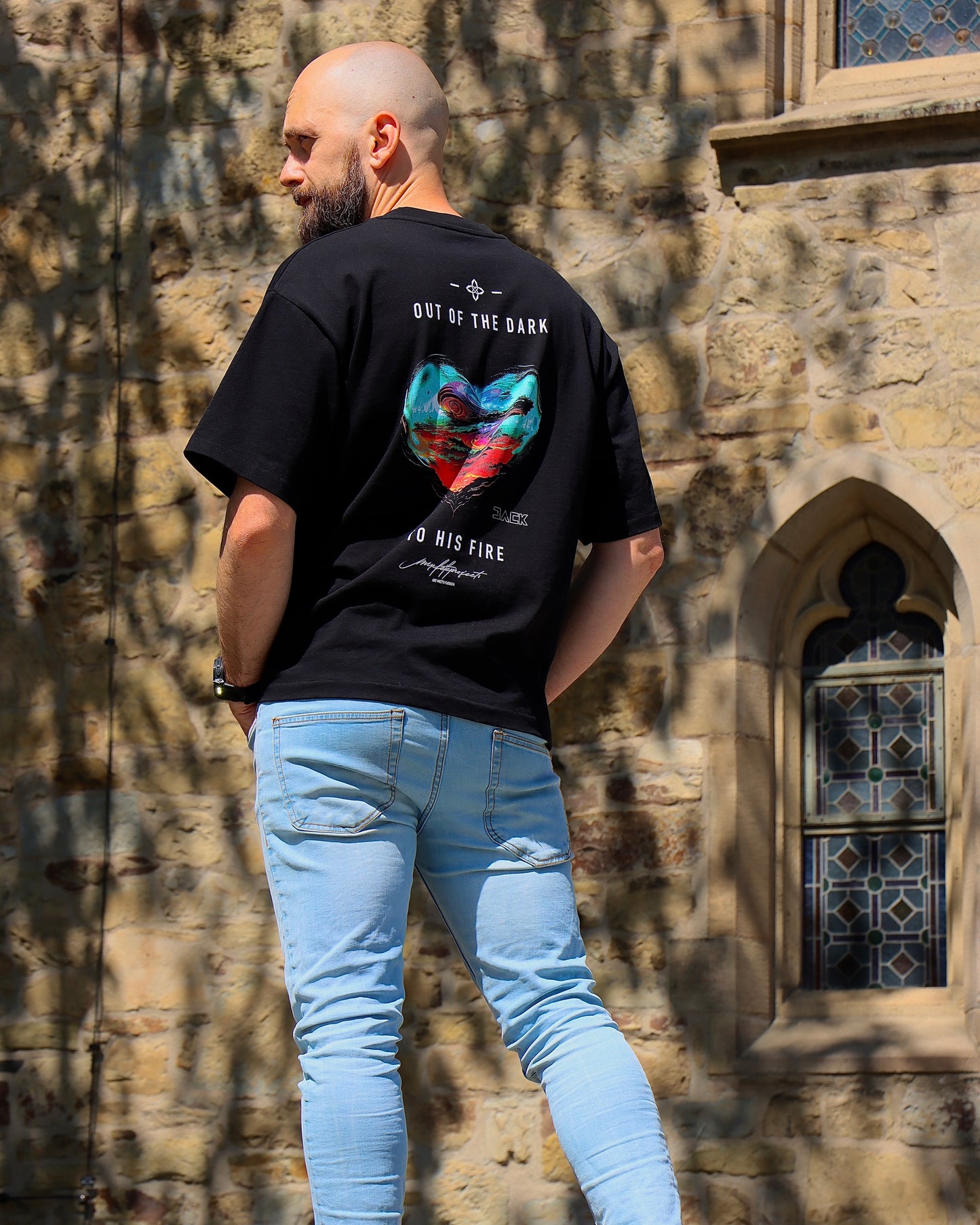 T-Shirt "Heart of light and fire"
