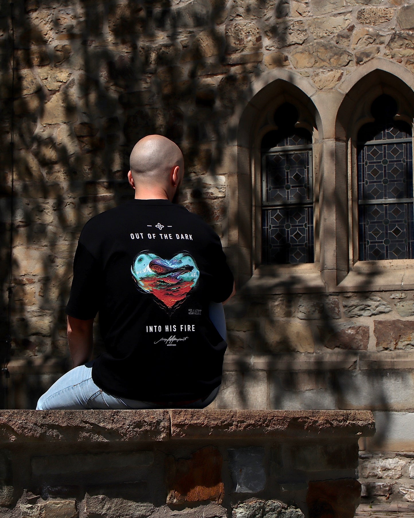 T-Shirt "Heart of light and fire"