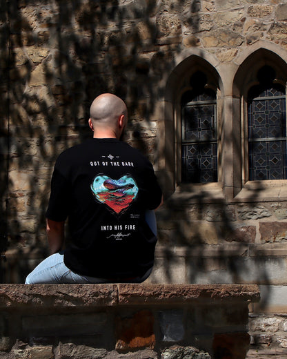T-Shirt "Heart of light and fire"